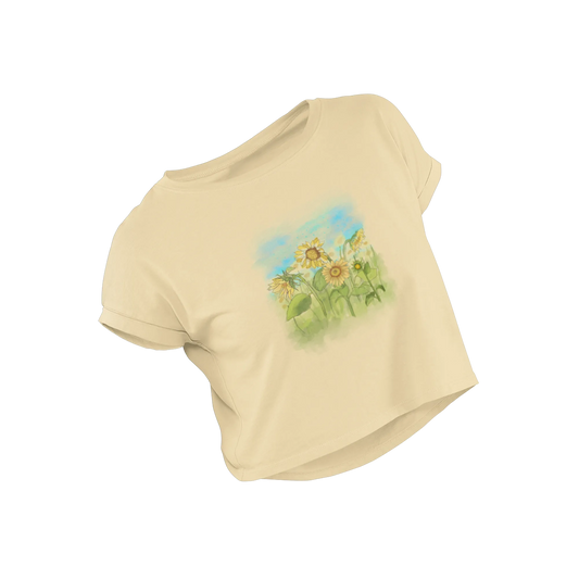 Sun Flower - Beige - Croptop