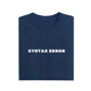 Syntax Error - Navy Blue - T-Shirt