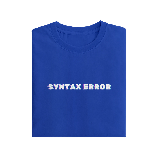 Syntax Error - Royal Blue - T-Shirt