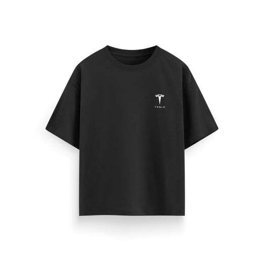Tesla Cybertruck - Black - Oversized T-Shirt
