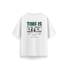Time Is Original - White - Oversized T-Shirt