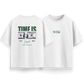 Time Is Original - White - Oversized T-Shirt