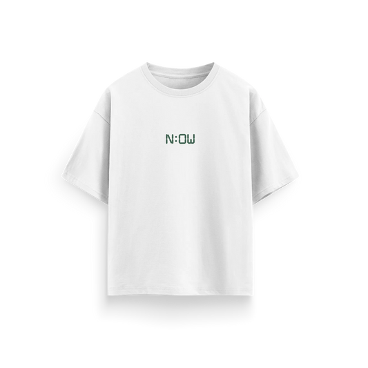 Time Is Original - White - Oversized T-Shirt