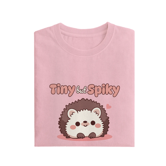 Tiny But Spiky - Baby Pink - T-Shirt