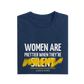 Women Are Prettier When They're Silent - Navy Blue - T-Shirt